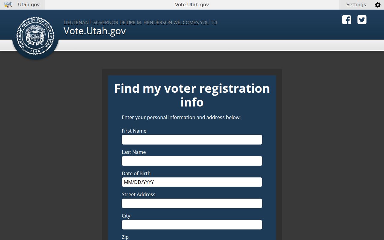 Bountiful residents directory Utah voter lookup privacy and search fields